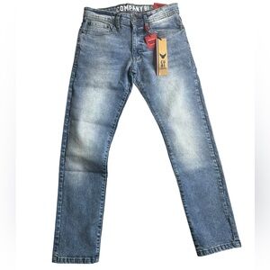 Company 81 Men’s Stratford Slim Fit Jeans 28x30 Blue‎ Denim Premium Stretch NWT